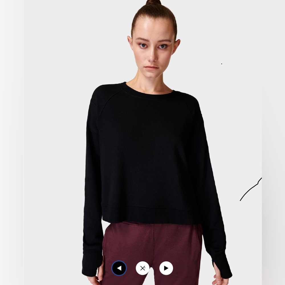 Sweaty Betty cropped sweatshirt